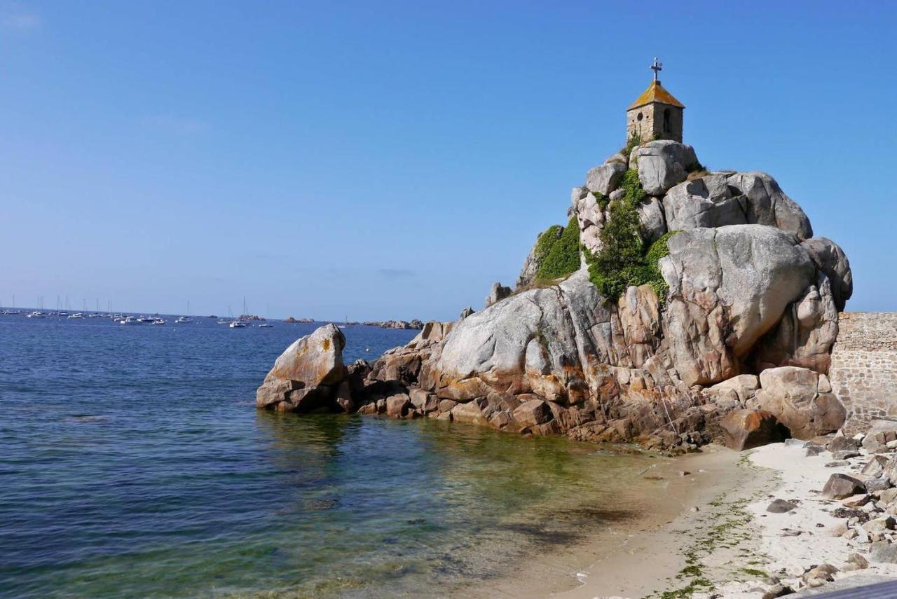 Jacuzzi Professionel Les Pieds Dans L'Eau Plage A 50 M Trévou-Tréguignec Εξωτερικό φωτογραφία