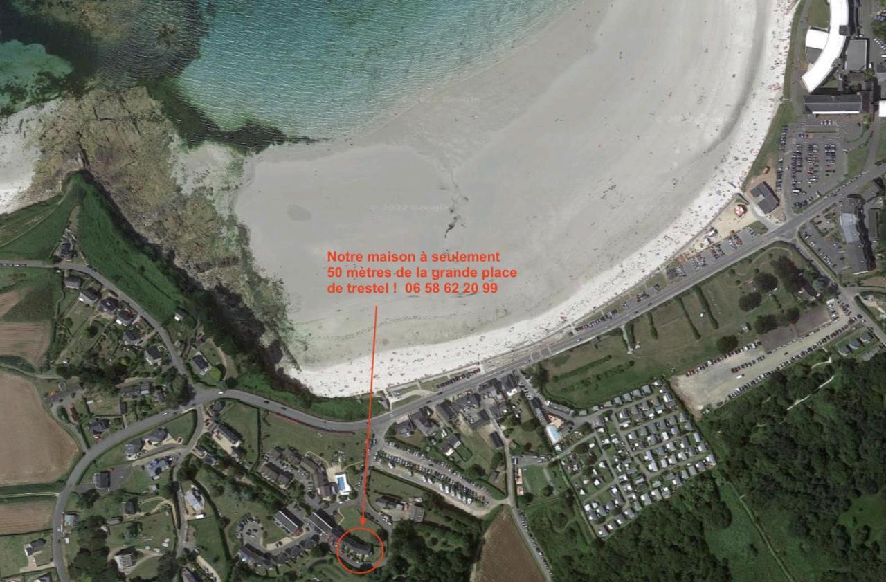Jacuzzi Professionel Les Pieds Dans L'Eau Plage A 50 M Trévou-Tréguignec Εξωτερικό φωτογραφία